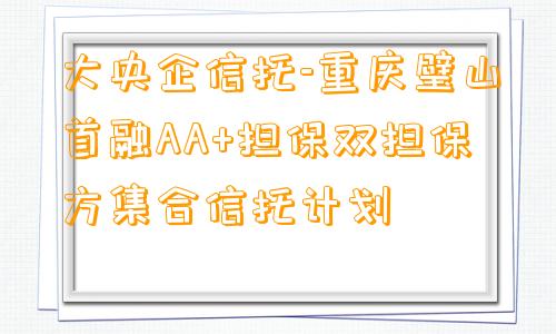 大央企信托-重庆璧山首融AA+担保双担保方集合信托计划