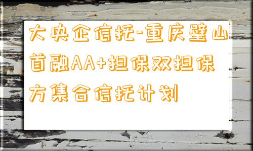 大央企信托-重庆璧山首融AA+担保双担保方集合信托计划