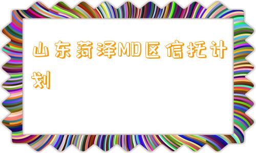 山东菏泽MD区信托计划