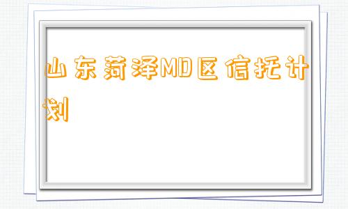 山东菏泽MD区信托计划