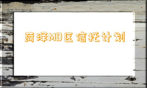 菏泽MD区信托计划