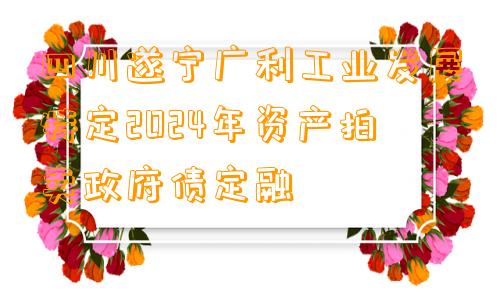 四川遂宁广利工业发展特定2024年资产拍卖政府债定融