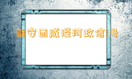 西安西咸泾河政信1号