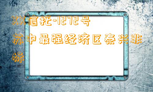 XX信托-1272号苏中最强经济区泰兴非标