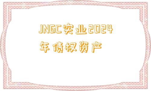 JNGC实业2024年债权资产