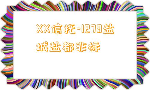 XX信托-1273盐城盐都非标