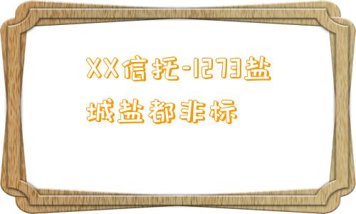 XX信托-1273盐城盐都非标