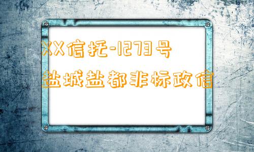 XX信托-1273号盐城盐都非标政信