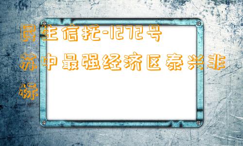 民生信托-1272号苏中最强经济区泰兴非标