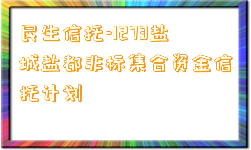 民生信托-1273盐城盐都非标集合资金信托计划