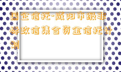 国企信托-咸阳市级非标政信集合资金信托计划