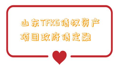 山东TFKG债权资产项目政府债定融