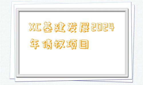 XC基建发展2024年债权项目