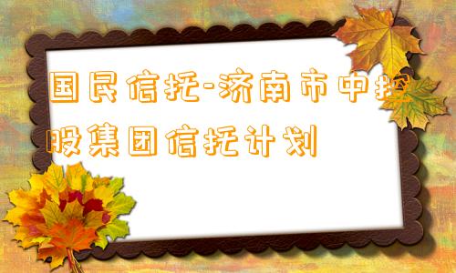 国民信托-济南市中控股集团信托计划