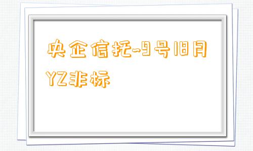 央企信托~9号18月YZ非标