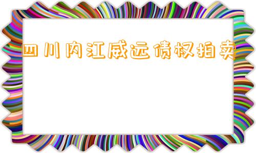 四川内江威远债权拍卖 