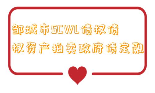 邹城市SCWL债权债权资产拍卖政府债定融