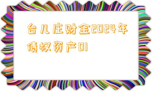 台儿庄财金2024年债权资产01