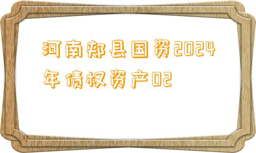 河南郏县国资2024年债权资产02