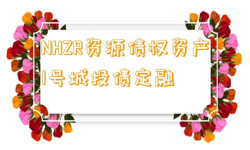 NHZR资源债权资产1号城投债定融