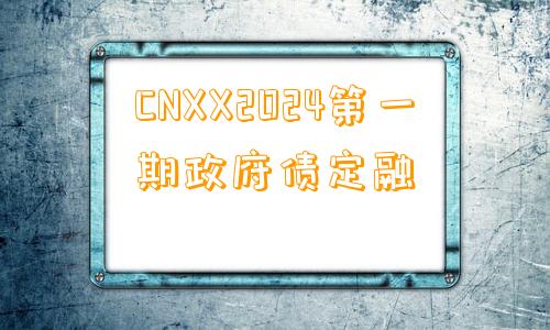 CNXX2024第一期政府债定融