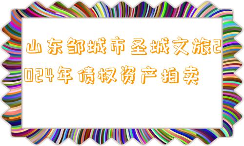 山东邹城市圣城文旅2024年债权资产拍卖