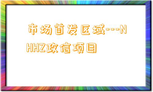 市场首发区域---NHHZ政信项目