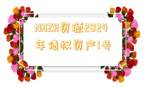 NHZR资源2024年债权资产1号