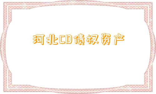 河北CD债权资产