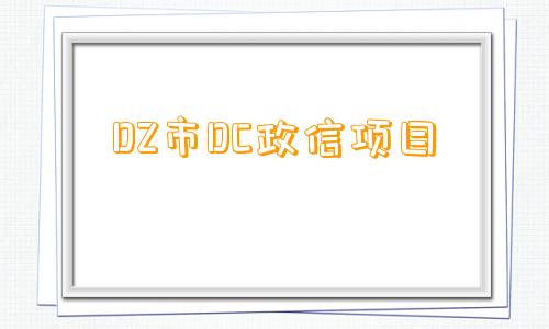 DZ市DC政信项目