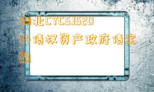 湖北CYCSJS2024债权资产政府债定融