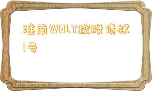 淮南WHLY控股债权1号