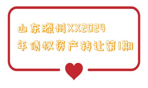 山东滕州XX2024年债权资产转让第1期