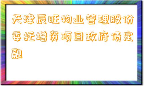 天津辰旺物业管理股份委托增资项目政府债定融