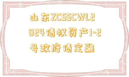 山东ZCSSCWL2024债权资产1-2号政府债定融