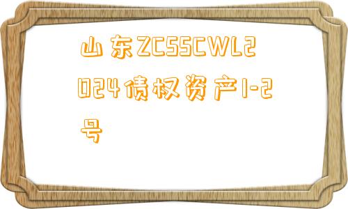 山东ZCSSCWL2024债权资产1-2号