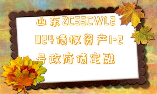 山东ZCSSCWL2024债权资产1-2号政府债定融