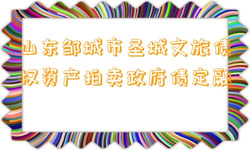 山东邹城市圣城文旅债权资产拍卖政府债定融