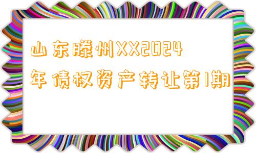 山东滕州XX2024年债权资产转让第1期