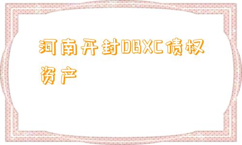 河南开封DBXC债权资产