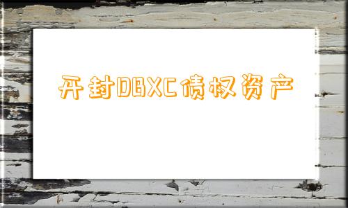 开封DBXC债权资产